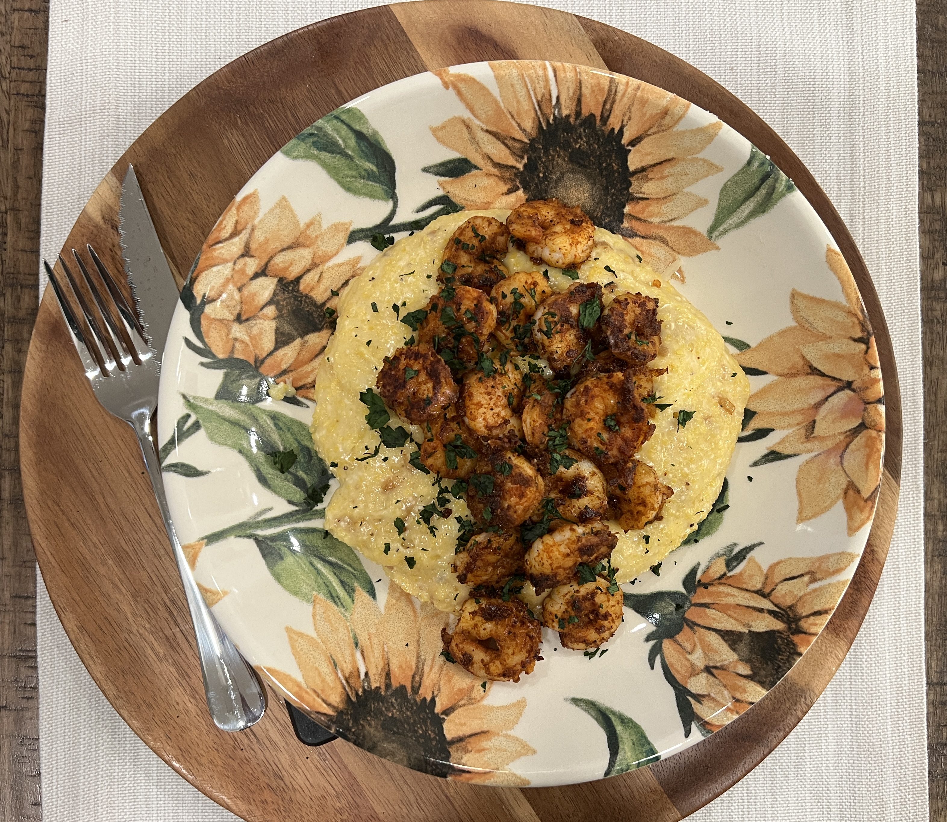 Griddle Shrimp & Grits